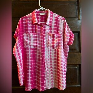 Pretty Pink and White top